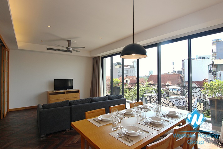 A Spacious High Quality apartment with 03 bedrooms for rent in To Ngoc Van St, Tay Ho, Hanoi.